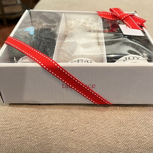 Face to Face Holiday Bottle Brush Tree Set - Tree Tops Glisten/NIB - Picture 6 of 8